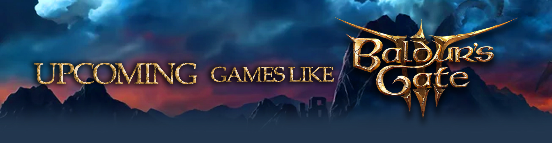 Les prochains jeux de Dark Fantasy comme Baldur's Gate 3