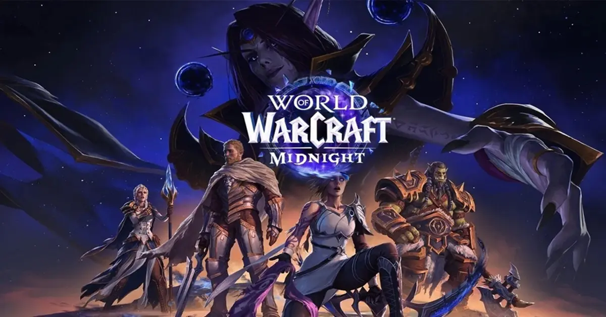 Illustration officielle du lancement de World of Warcraft Midnight