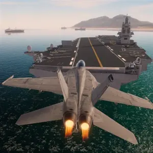 Airplane Flight Simulator Combat Zone - Base Offshore