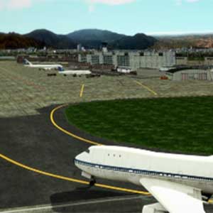 Immense aéroport international