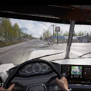 Alaskan Road Truckers - Vue de la Caméra Intérieure