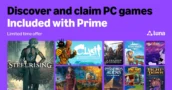 Jeux PC gratuits Amazon Prime : la liste d'août 2026