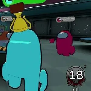 Among Us 3D - Bouton