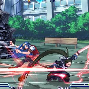 Arcana Heart 3 LOVEMAX SIXSTARS - Kamui contre Saki