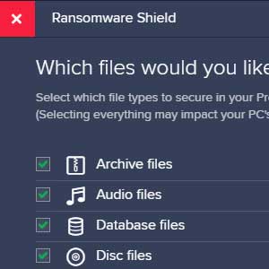 Avast Internet Security Global License - Bouclier des rançons