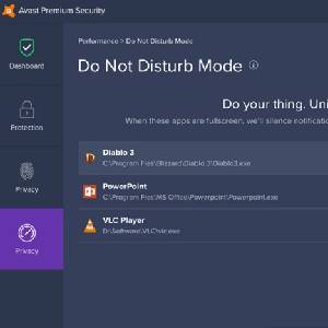 Avast Premium Security 2023 Britain Mode Ne pas Déranger