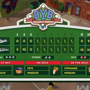 Backyard Baseball - Tableau des scores