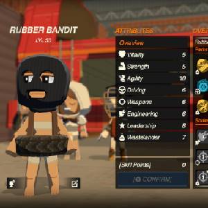 Badlands Crew - Bandit en Caoutchouc