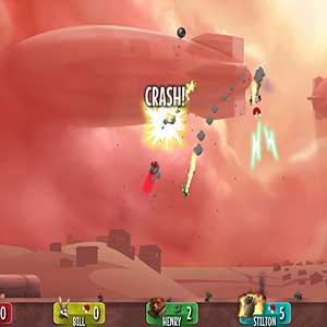 d'intenses batailles contre d'autres pilotes