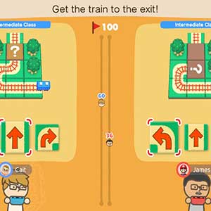 Big Brain Academy Brain vs. Brain Mini-jeu De Train