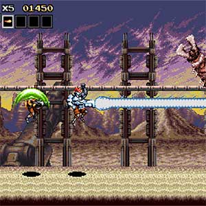 Motorcycle and jetpack action