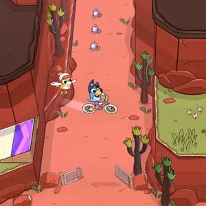 Bluey’s Quest for the Gold Pen - Étape à Bicyclette