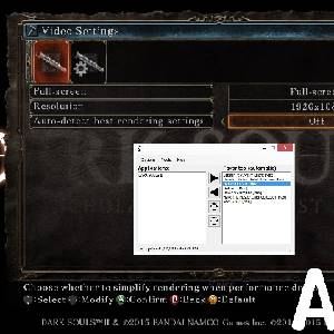 Borderless Gaming - Paramètres vidéo