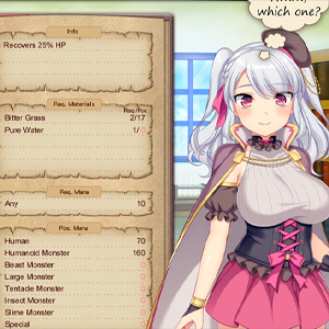 Brave Alchemist Liste des recettes