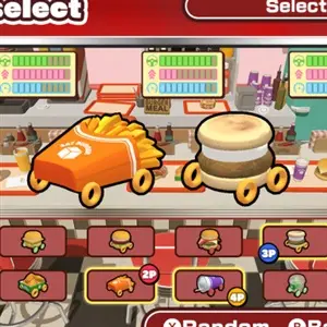 BURGER RACE - Sélection du véhicule