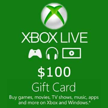 100 Dollars Xbox Live