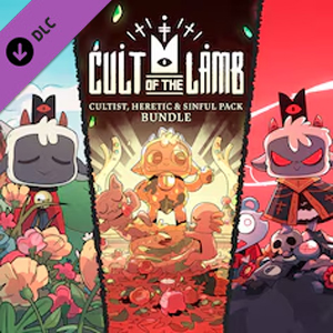 Cult of the Lamb Cultist, Heretic, and Sinful Pack Bundle Pc