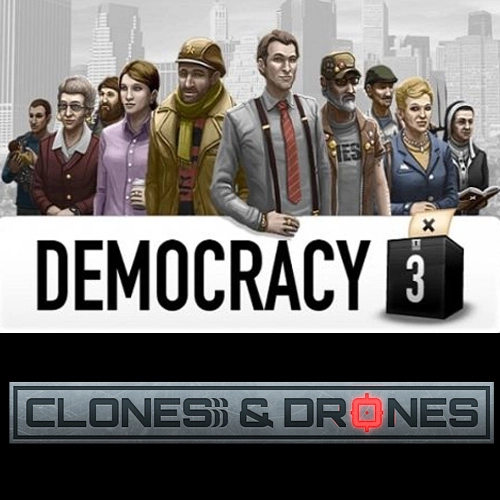 Democracy 3 Clones and Drones Pc
