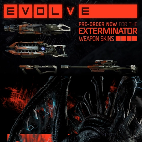 Evolve Exterminator Weapon Skins Pack