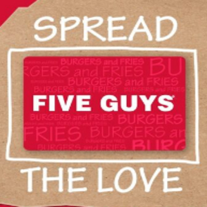 Carte Cadeau Five Guys Gift Card Comparer les Prix
