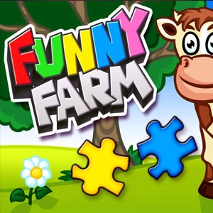 Funny Farm Animal Jigsaw Puzzle Game for Kids and Toddlers