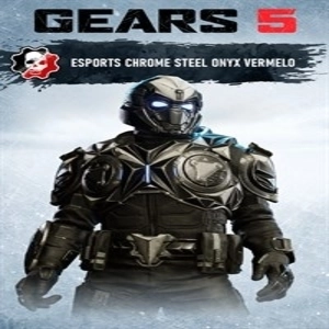 Gears 5 Esports Chrome Steel Onyx Vermelo Pc