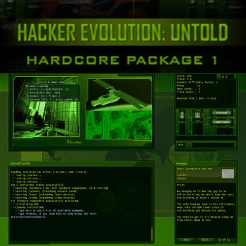 Hacker Evolution Untold Hardcore Package 1