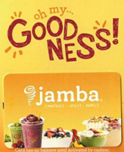 Carte Cadeau Jamba Juice Gift Card Comparer les Prix