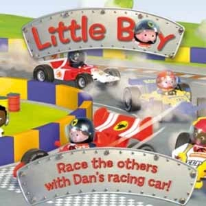 Little Boy Dans Racing Car