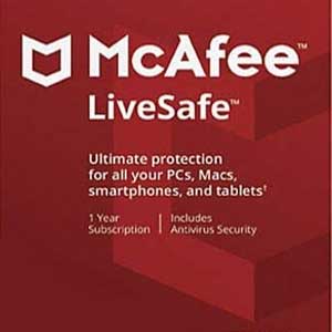 Acheter McAfee LiveSafe 2021 Clé CD au meilleur prix