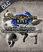 Monster Hunter Rise Canyne Fluffy Fur Palamute layered armor set Pc