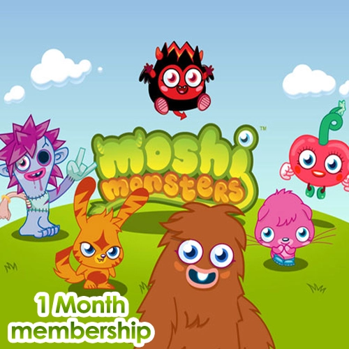Moshi Monsters 1 Mois Memberships