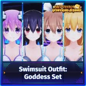 Neptunia Virtual Stars Swimsuit Outfit Goddess Set