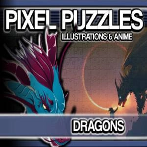Pixel Puzzles Illustrations & Anime Jigsaw Pack Dragons