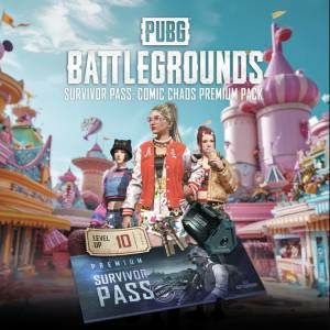 PUBG Survivor Pass Comic Chaos Premium Pack Playstation 4