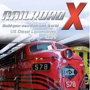 Railroad X US Diesel Locomotives Set 1 Pc