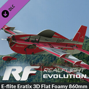 RealFlight Evolution E-flite Eratix 3D Flat Foamy 860mm Pc