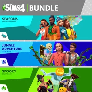 The Sims 4 Bundle Seasons, Jungle Adventure, Spooky Stuff Playstation 4