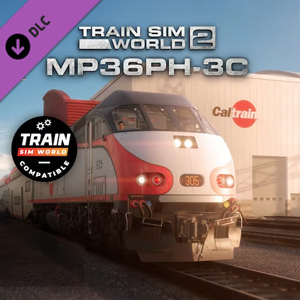 Train Sim World 4 Compatible Caltrain MP36PH-3C Baby Bullet Pc