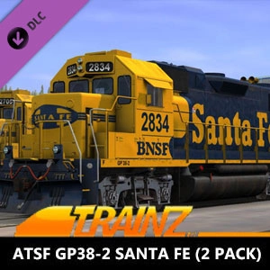 Trainz 2022 ATSF GP38-2 Santa FE 2 Pack Pc