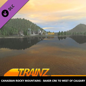 Trainz 2022 Canadian Rocky Mountains Baker Crk to West of Calgary Pc