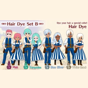 WorldNeverland Elnea Kingdom Hair Dye Set B
