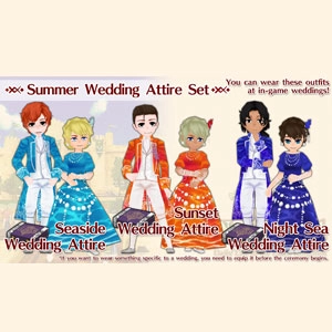 WorldNeverland Elnea Kingdom Summer Wedding Attire Set Switch