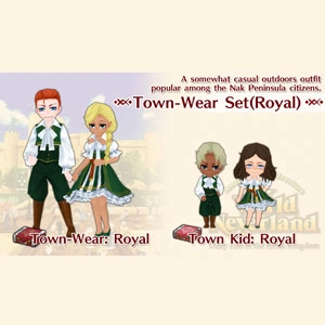 WorldNeverland Elnea Kingdom Town-Wear Set Royal Switch