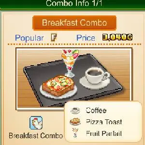 Cafe Master Story - Formule petit-déj