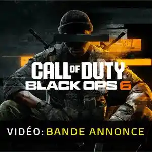 Call of Duty Black Ops 6 - Bande-annonce Vidéo