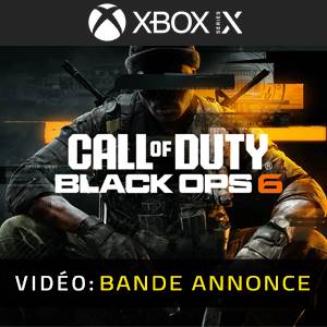 Call of Duty Black Ops 6 Bande-annonce Vidéo