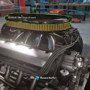 Car Mechanic Simulator 2018 - Couvercle de Filtre à Air Rond