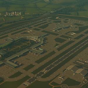 Cities Skylines Airports Vue Aérienne