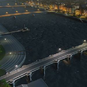 Cities Skylines Content Creator Pack Bridges & Piers Pont de Pierre à Deux Voies Européen